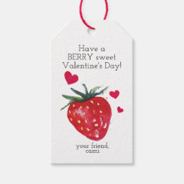 Berry Sweet Strawberry Gift Label Cadeaulabel