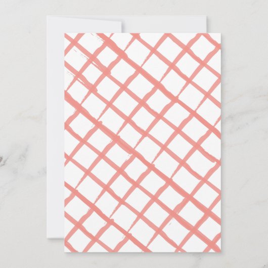 Berry Sweet Strawberry Girl Baby shower Kaart (Achterkant)