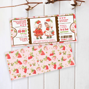 Berry Sweet Strawberry joint verjaardagskaartje Kaart