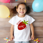 Berry Sweet strawberry kids birthday Kinder Shirts