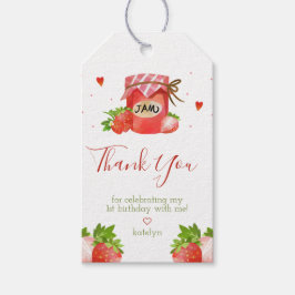 Berry Sweet Strawberry Party Gift Labels Cadeaulabel