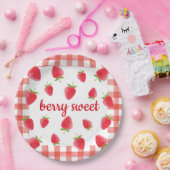 Berry Sweet Strawberry Party servet Papieren Bordje (Feest)
