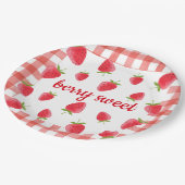 Berry Sweet Strawberry Party servet Papieren Bordje (Gekanteld)