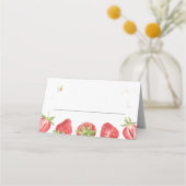 Berry Sweet Strawberry Party Table Place Kards Plaatskaartje (Achterkant)