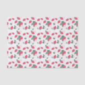 Berry Sweet Strawberry Pattern Tissuepapier (Voorkant)