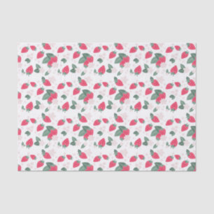 Berry Sweet Strawberry Pattern Tissuepapier