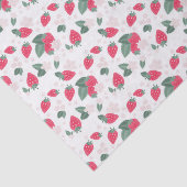 Berry Sweet Strawberry Pattern Tissuepapier (Detail)