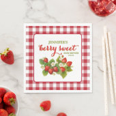 Berry Sweet Strawberry Theme Baby shower Servet (Insitu)