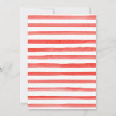 Berry Sweet Strawberry Truck Baby shower Kaart (Achterkant)