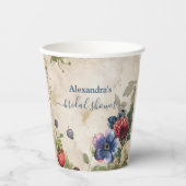  Berry Sweet Strawberry Vrijgezellenfeest Papieren Bekers (Voorkant)