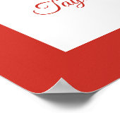 Berry Sweet Strawberry Vrijgezellenfeest Welkomstb Poster (Hoek)