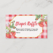 Berry Sweet Strawberry Waterverf Enclosure Kaart (Voorkant)