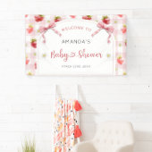 Berry Sweet Strawberry Welcome Baby shower Spandoek (Insitu)