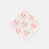 Berry Sweet Strawberry Whimsical Baby shower Servet (Hoek)