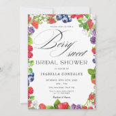 Berry Sweet Strawberry Wild Berries Vrijgezellenfe Kaart (Voorkant)