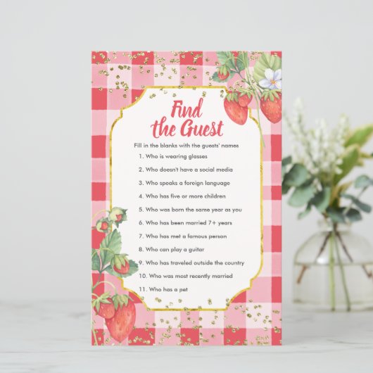 Berry Sweet Strawberry Zoek de Gastspellingcode (Staand voorkant)