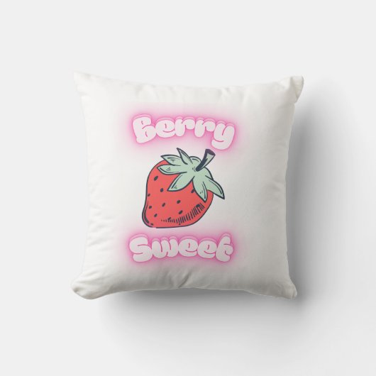 Berry Sweet Tshirt Kussen (Voorkant)