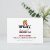 Berry Sweet Typography Boeken voor Baby Kaart (Staand voorkant)