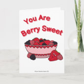 Berry Sweet Valentijnsdag Kaart (Voorkant)