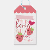 Berry Sweet | Valentijnsdag voor klaslokalen Cadeaulabel (Voorkant)