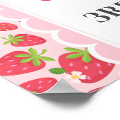 Berry Sweet Verjaardag 18x24 Aardbei Welkom Poster (Hoek)
