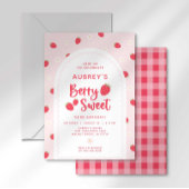 Berry Sweet Verjaardag uitnodiging
