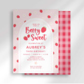 Berry Sweet Verjaardag uitnodiging