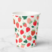 Berry Sweet Verjaardag uitnodiging Papieren Bekers (Achterkant)