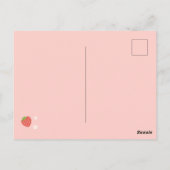 Berry Sweet Viering Aardbei Verjaardagsfeest Briefkaart (Achterkant)