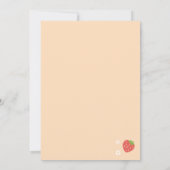 Berry Sweet Viering Aardbei Verjaardagsplezier Kaart (Achterkant)