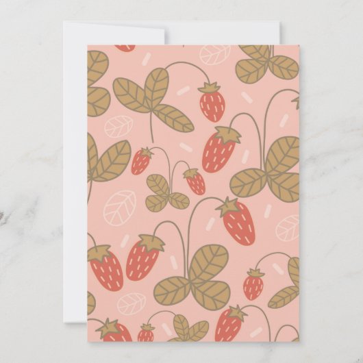  Berry Sweet Vrijgezellenfeest Kaart (Achterkant)