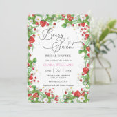 Berry Sweet Vrijgezellenfeest Kaart (Staand voorkant)