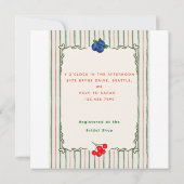 Berry Sweet Vrijgezellenfeest Wild Berries Save The Date (Achterkant)