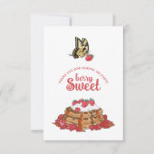 Berry Sweet Waffles Verjaardag Dank u Bedankkaart (Voorkant)