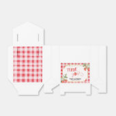 Berry Sweet Waterverf Aardbei 1e verjaardag Bedankdoosjes (Uitgevouwen)