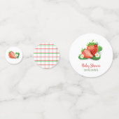 Berry Sweet Waterverf Baby shower Table Confetti (Achterkanten)