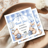 Berry Sweet Waterverf Blueberry verjaardagsfeestje Servet