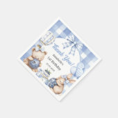 Berry Sweet Waterverf Blueberry verjaardagsfeestje Servet (Hoek)