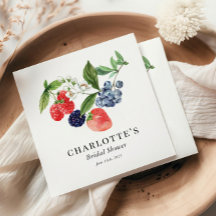 Berry Sweet Waterverf Red Blue Vrijgezellenfeest