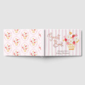 Berry Sweet Whimsical Stripes Baby shower Gastenboek (Volledig)