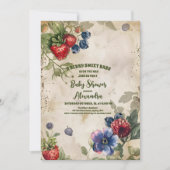  Berry Sweet Wild Berries Baby shower Kaart (Voorkant)