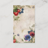  Berry Sweet Wild Berries Boeken voor Baby Informatiekaartje (Achterkant)