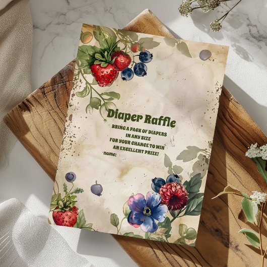  Berry Sweet Wild Berries Diapper Raffle Informatiekaartje