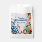 Berry Sweet Wild Berries & Flowers Baby shower Bedankzakje (Voorkant)