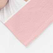  Berry Twigs Pink Baby's First Year Foto's Fleece Deken (Hoek)