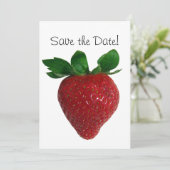 Berry-uitnodigingen Save The Date (Staand voorkant)