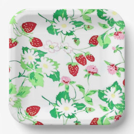 Berry Verjaardag Borden Papieren Bordje