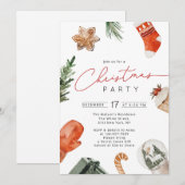 Berry verjaardagsuitnodiging, Blueberry 1e verjaar Kaart (Voorkant / Achterkant)