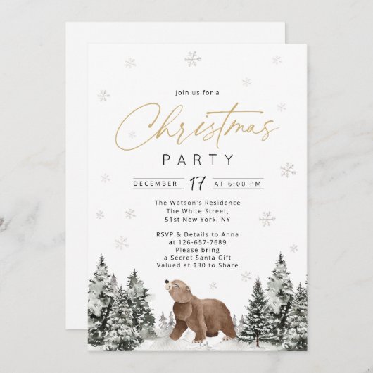 Berry verjaardagsuitnodiging, Blueberry 1e verjaar Kaart (Voorkant / Achterkant)