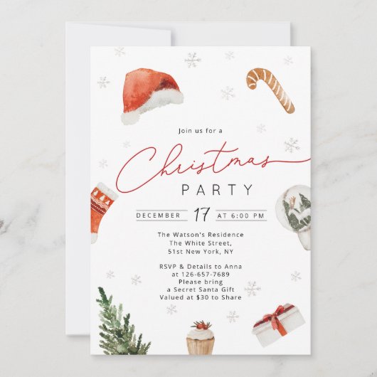 Berry verjaardagsuitnodiging, Blueberry 1e verjaar Kaart (Voorkant)